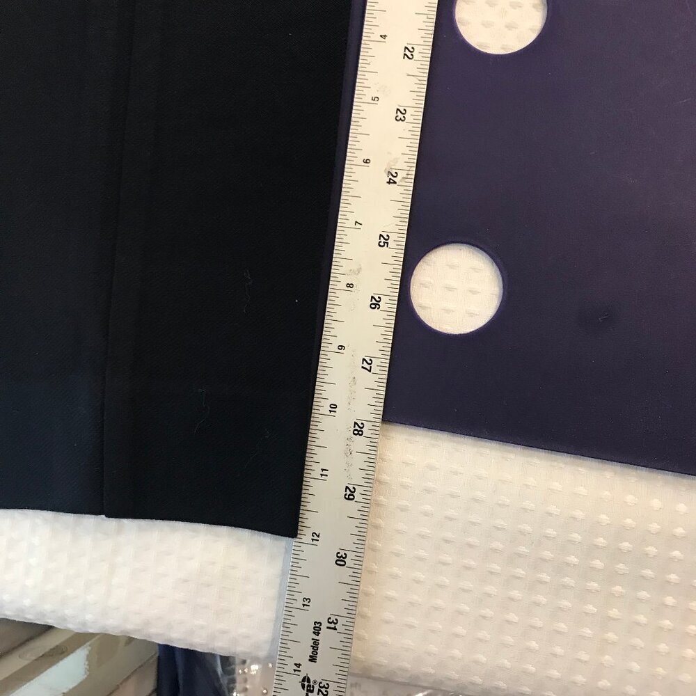 CABi ava navy blue mid rise slim fit pant size 6 - Picture 3 of 7